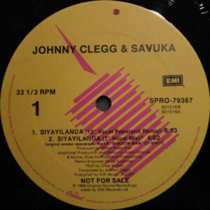 Johnny Clegg & Savuka - Siyayilanda