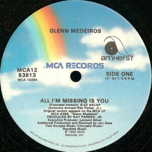 Glenn Medeiros - All I'm Missing Is You
