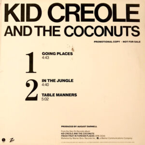 Kid Creole And The Coconuts - Going Places