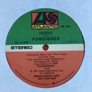 Foreigner - Urgent