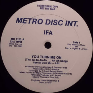 IFA (3) - You Turn Me On (The Tu-Tu-Tu-Tu... Ah Ah Song)