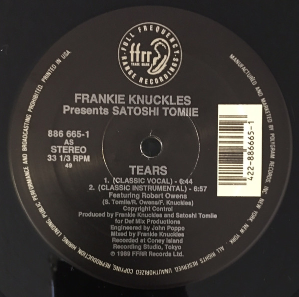 Frankie Knuckles Presents Satoshi Tomiie-1